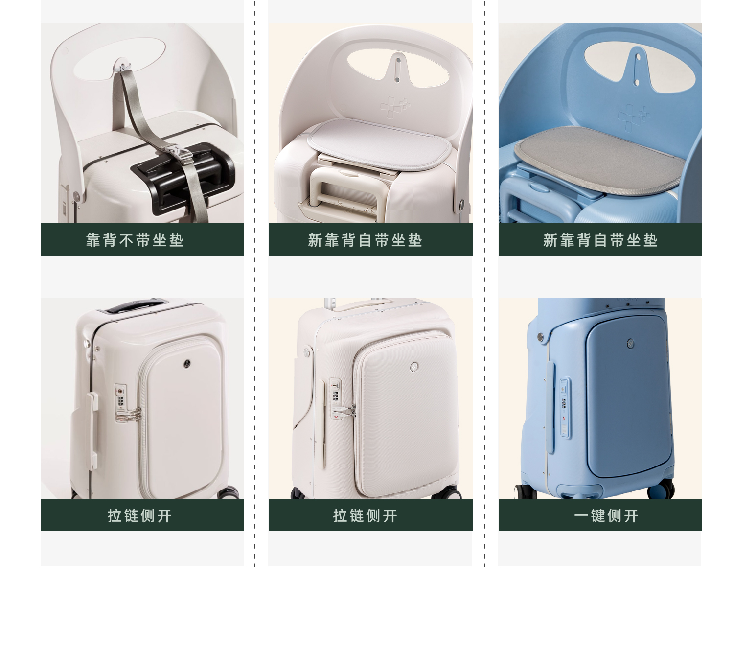 经典款3.0PLUS拉链侧开、一键侧开 产品详情图